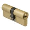 Cylindre haute sécurité - 18000 - 62 mm (31-31) - Laiton mat - 12 goupilles actives
