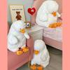Cartoon Doll Fully Filled Anti-deformed Soft Material Duck Shape Sleep Companion Sofa Couch Decoration Stuffed Animal Children Plushie Birthday Gift