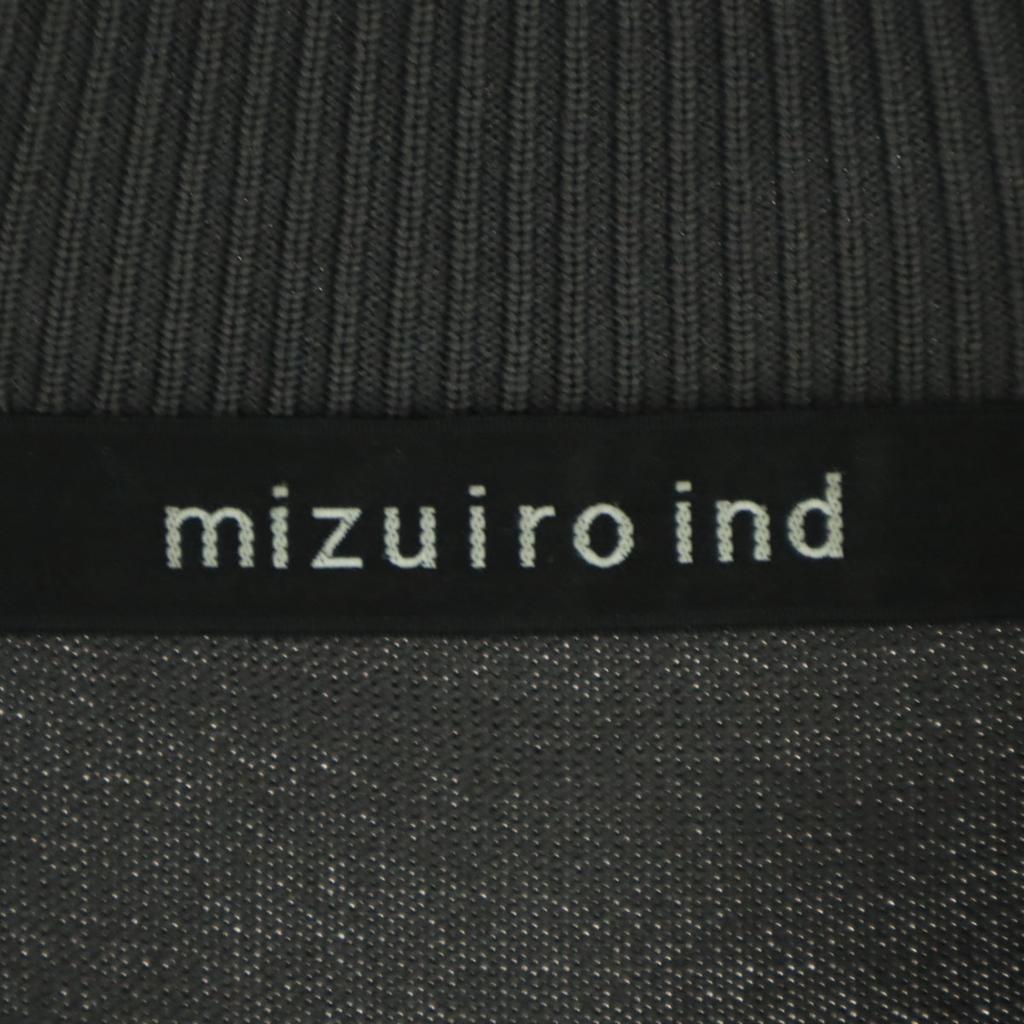Schönheitsprodukte mizuiro ind Langarm Hoher Kragen Reißverschlussjacke grau Herren Gebraucht