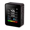 LCD Air Quality Monitor 5 In 1 TVOC Tester Rechargeable CO2 Detector  Meter
