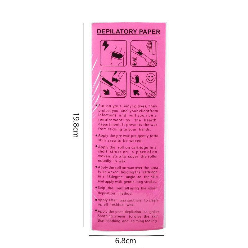 100 Non-Woven Disposable Depilatory Wax Paper Cotton Pads – Honey Wax Cloth for Hair Removal
