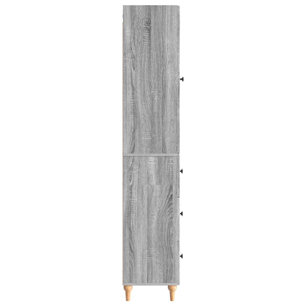 Cabinet Set 2 pcs 33 x 34.5 x 90 cm engineered wood