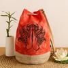 Sling Bag Orange Stonewash Namaste Hand Print