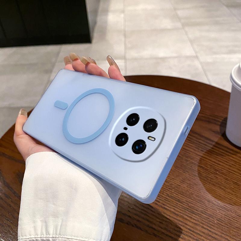 

For Honor Magic7 Pro 5G Case Compatible with MagSafe Precise Cutouts Matte PC Phone Cover Blue