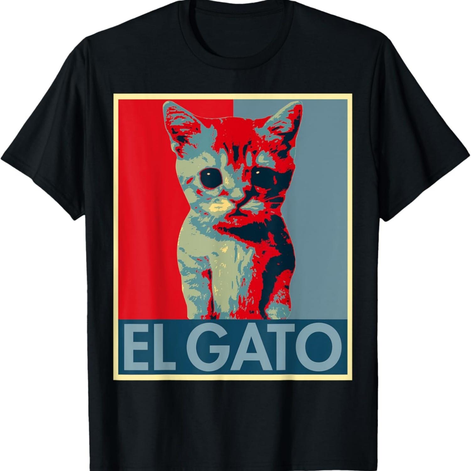 El Gato Meme Sad Crying Cat Munchkin Kitty Meme Trendy Men Women Kids T-Shirt S чёрный