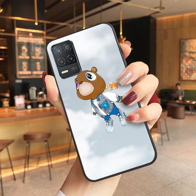 Kanye West Graduation Bear Shell Phone Cover For Oppo Realme 8Pro 6PRO 6i 7pro 9i 9pro C11 C21Y C21 C25Y C25S C3 Q3S XT Cases