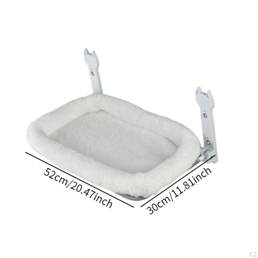 Suction Cup Cat Hammock Elevated Bed for Cats And Kittens, Foldable Hanging Nest