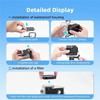 For GoPro Hero 12/11/10/9 Action Camera Waterproof Case Lightweight PC Filter Lens Accessories