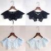 Hanfu Cloud Shoulder Embellishments With Flower Lace For Women Fashion Accessories
