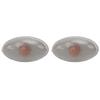 2Pcs Side Marker Light Bright 12V 632574 Side Indicator Lamp Replacement for 206 407 607