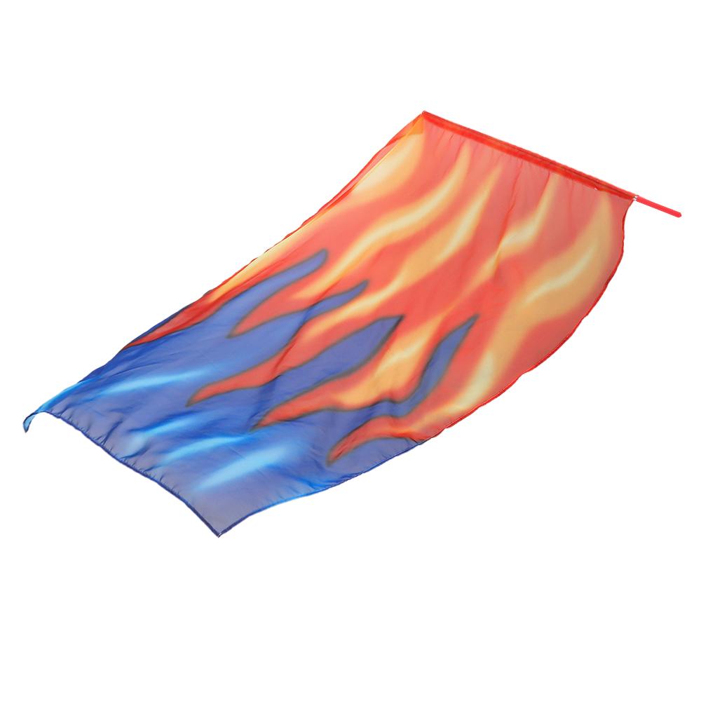 with Telescopic Sticks Semi-circular Flags Scalable Rods Dance Props