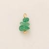 18K Gold-Plated European American Watermelon Pendant Stainless Steel DIY Accessory