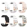 Fibbia Oro 20mm Cinturino in Silicone per Garmin Fenix8 43mm/7S Pro/6S Pro
