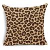 Decoração de Casa Capa de Almofada Estampada de Animal Leopardo Tigre Zebra Cobra Bovino Capa de Almofada Decoração de Sofá Cadeira de Casa Fronha ,(4)
