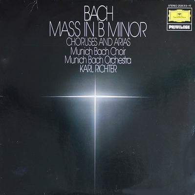 Disc LP BACH, CORUL BACH DIN MUNCHEN, MUNCHEN BAC - Misa în si minor Coruri și arii 2535313 DEUTSCHE GRAMMOPHON Germania Clasic Folosit