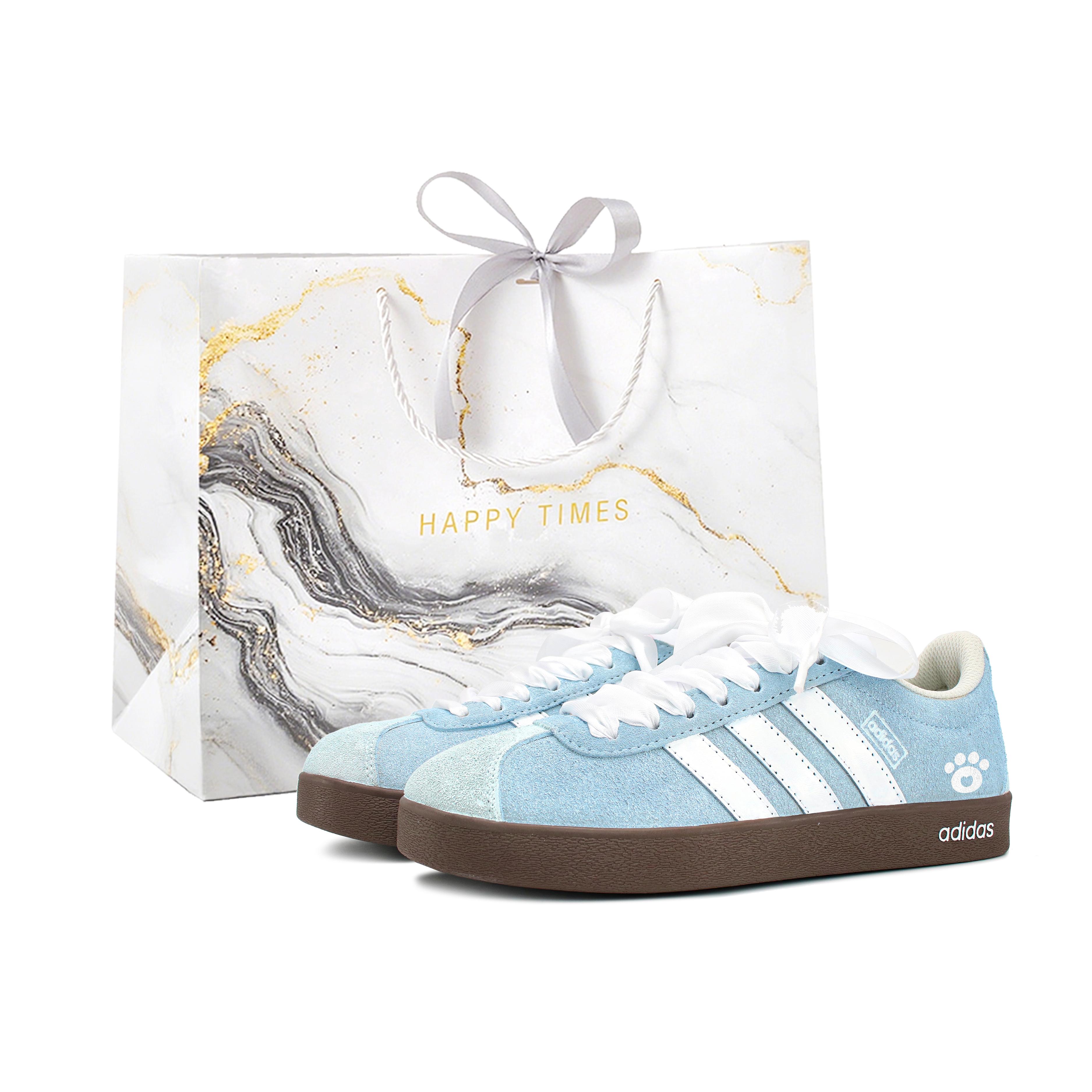Adidas VL COURT 2.0 German Army Trainers Unisex Low top Blue/White HQ1802(Team1723-) 36