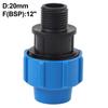 Schwarze Wasserrohrfittings Hochwertiger Außengewinde-Adapter