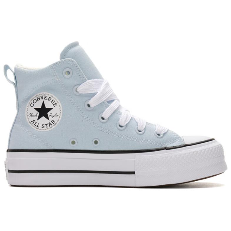 Converse Chuck Taylor All Star Comfortable Versatile Trendy High-Top Canvas Shoes Women Sneakers Blue A10452C