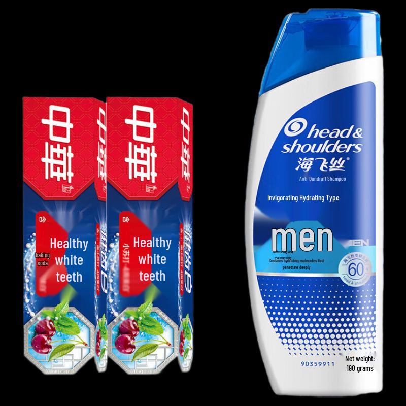 Zhonghua Toothpaste & Men s Shampoo Refreshing Set