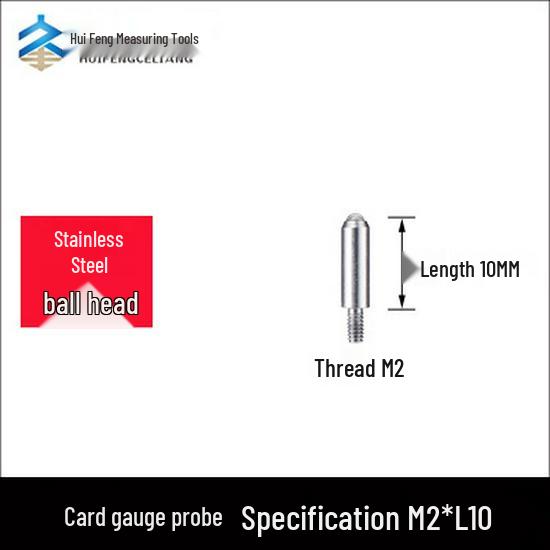 Dial Digital Caliper Gauge with Ruby Probe for Precise Inner/Outer Measurement Inner caliper gauge head