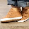 Infant Baby Boys Girls High-Top Sneakers Soft Anti-Slip Sole PU Leather Warm Toddler Newborn Prewalker First Walking Crib Shoes 0-18M