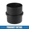 Ein ABSOPRO Auto Luftkanalverbinder Gerader Luftheizungskanal Verbindungsstück Anschlussrohr 75mm Außendurchmesser Schwarz 2 Stück