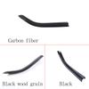 For BMW 5 Series F10 2011-2017 ABS Carbon Fiber Car Center Console Gear Shift Side Decorative Strip Sticker Car Accessories