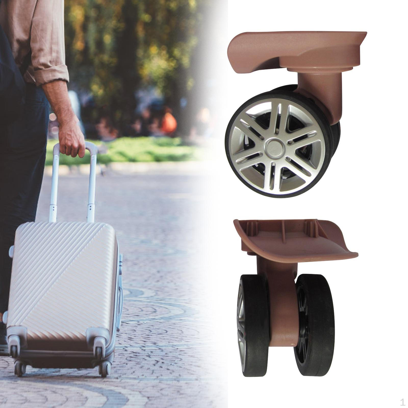 

Luggage Wheels Set for Smooth Swivel Function Rose Golden