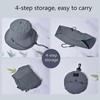 Waterproof Sun Hat Waterproof Fishing Hat Waterproof Hiking Hat Waterproof Fisherman Hat Bucket Hat Foldable Camping Hat navy blue