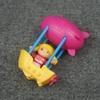 EA1 HETTY Balloon Dirigible Airship EA1 Pendulum Toy Figurines Wheels Are Movable Girl Can Swing Tabletop Ornament