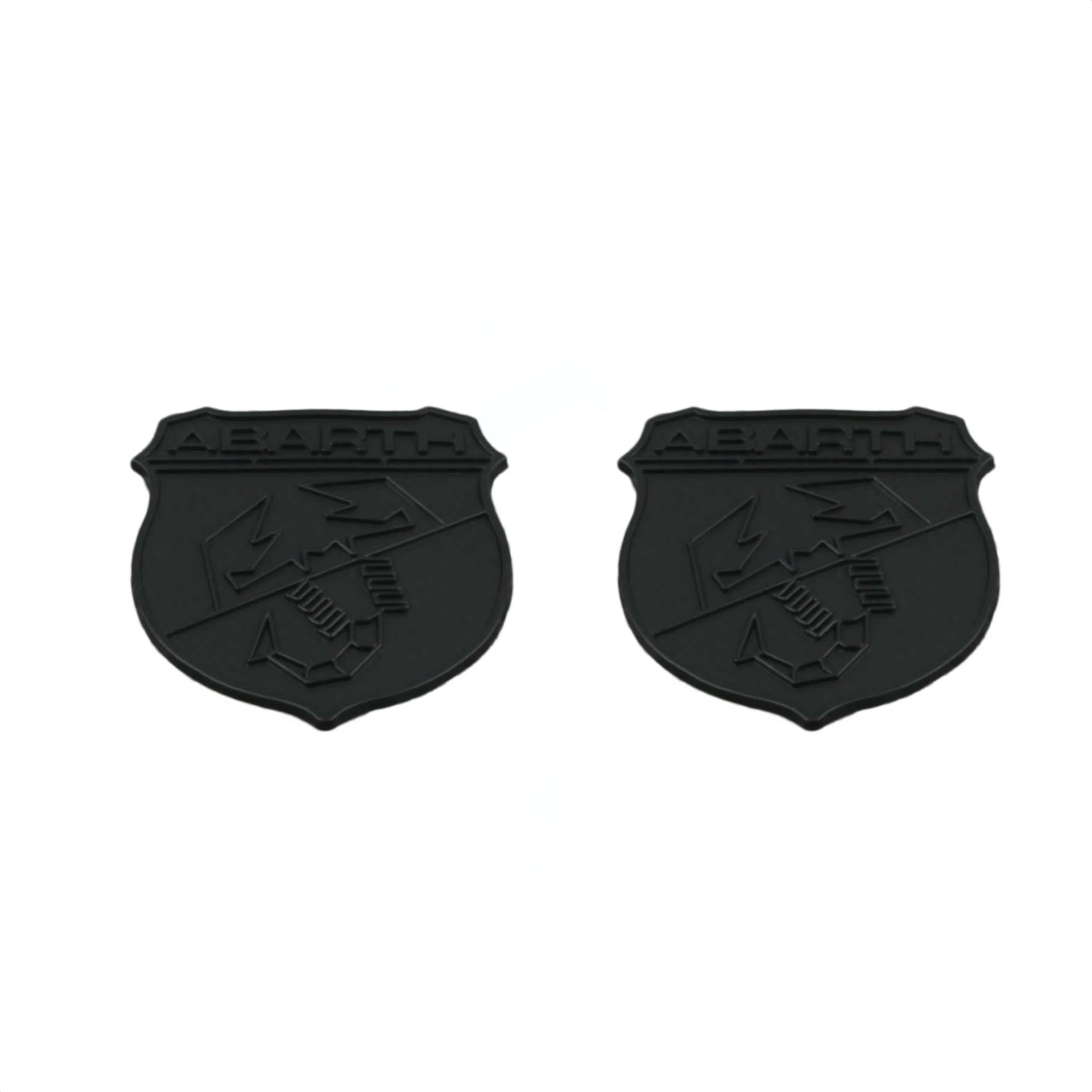 

2Pcs Metal Emblem Car Side Badge Sticker Rear Truck Logo Decoration for 595 695 Punto 1000 204A Berlinetta 2.7cm