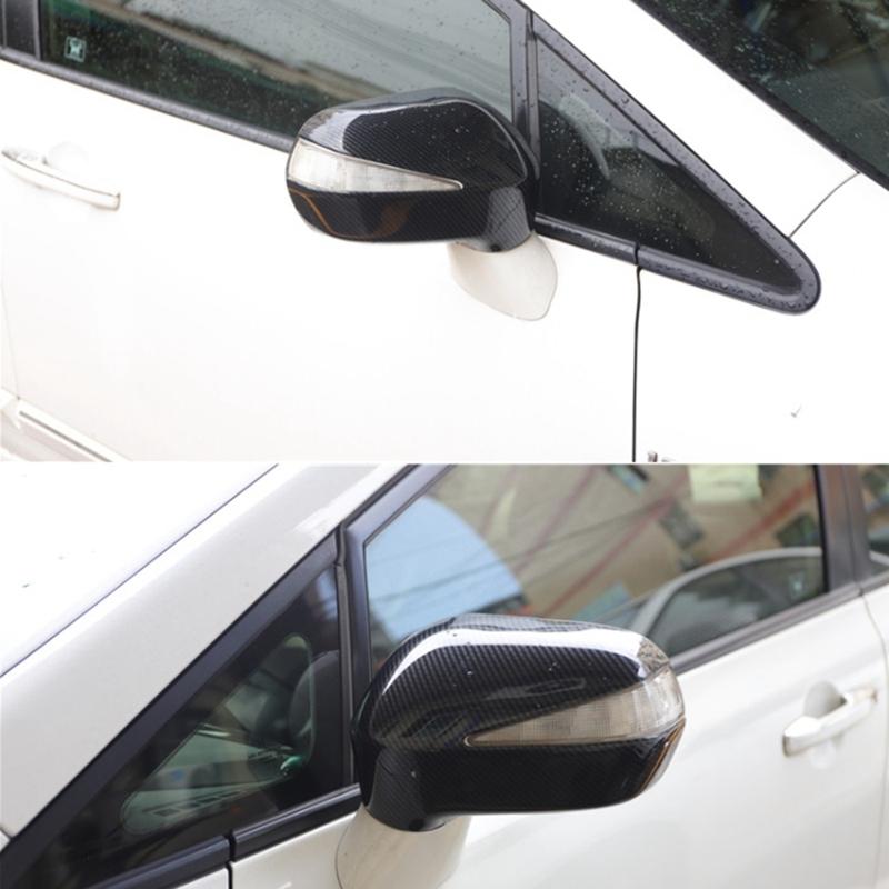 Auto-Rückspiegelabdeckung Zierblende Außendesign ABS Kohlefaser für Honda Civic 8. Generation Limousine 2006-2011