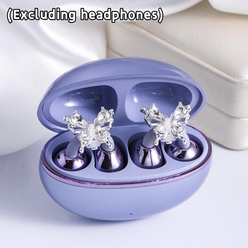 1Pair Personalized Earphone Bling Ear Clip Accessories Star Butterfly Earphone Buckle Versatile Adornment
