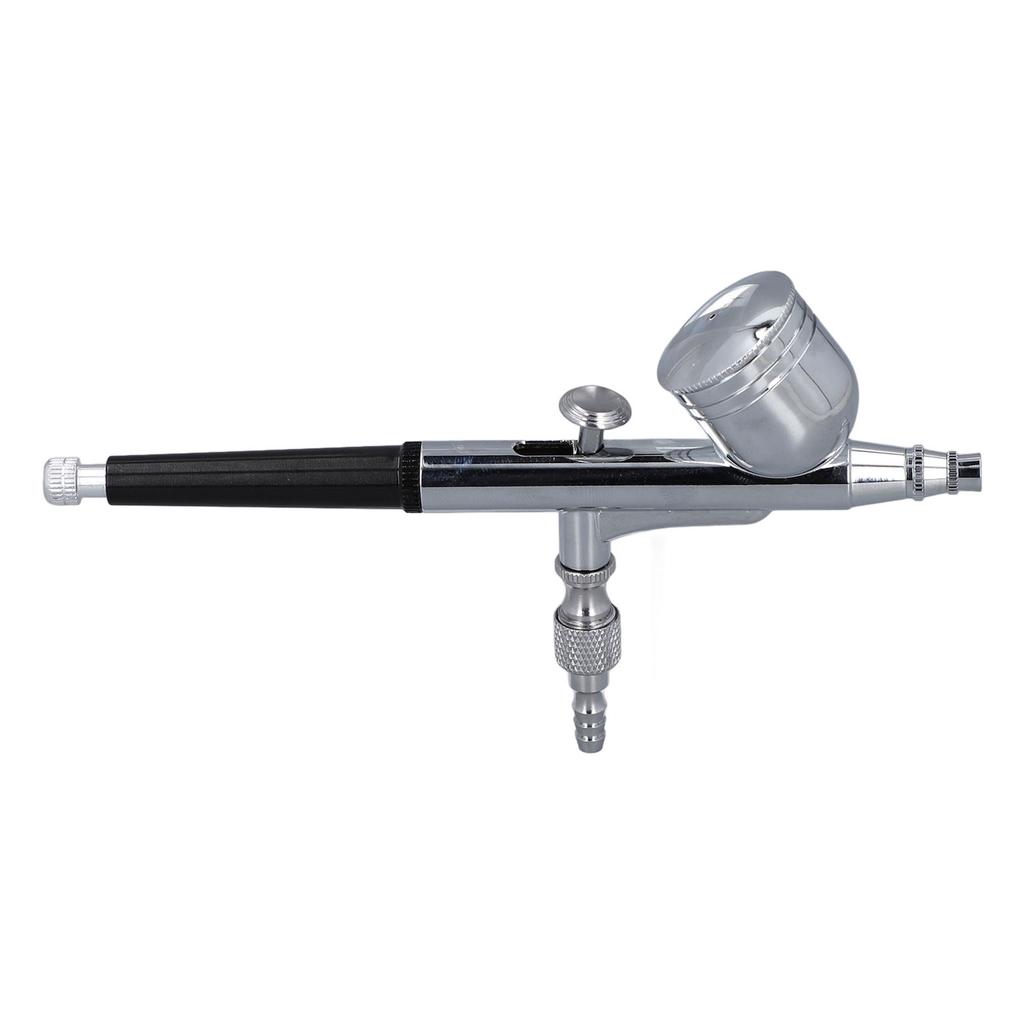Dual Action Airbrush Kit 0.2 to 0.3mm Nozzle Diameter Airbrush Spraying Gun Set for Painting Decoration 7CC Cup