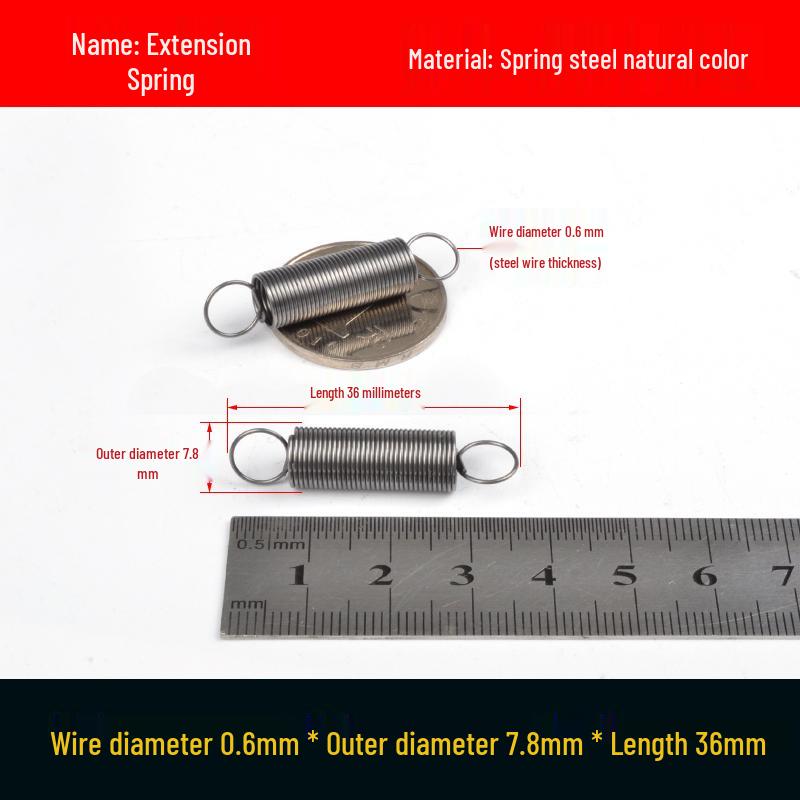 Stainless Steel Spring Hook for Microwave Oven Handle, Wire Diameter 0.6/0.7