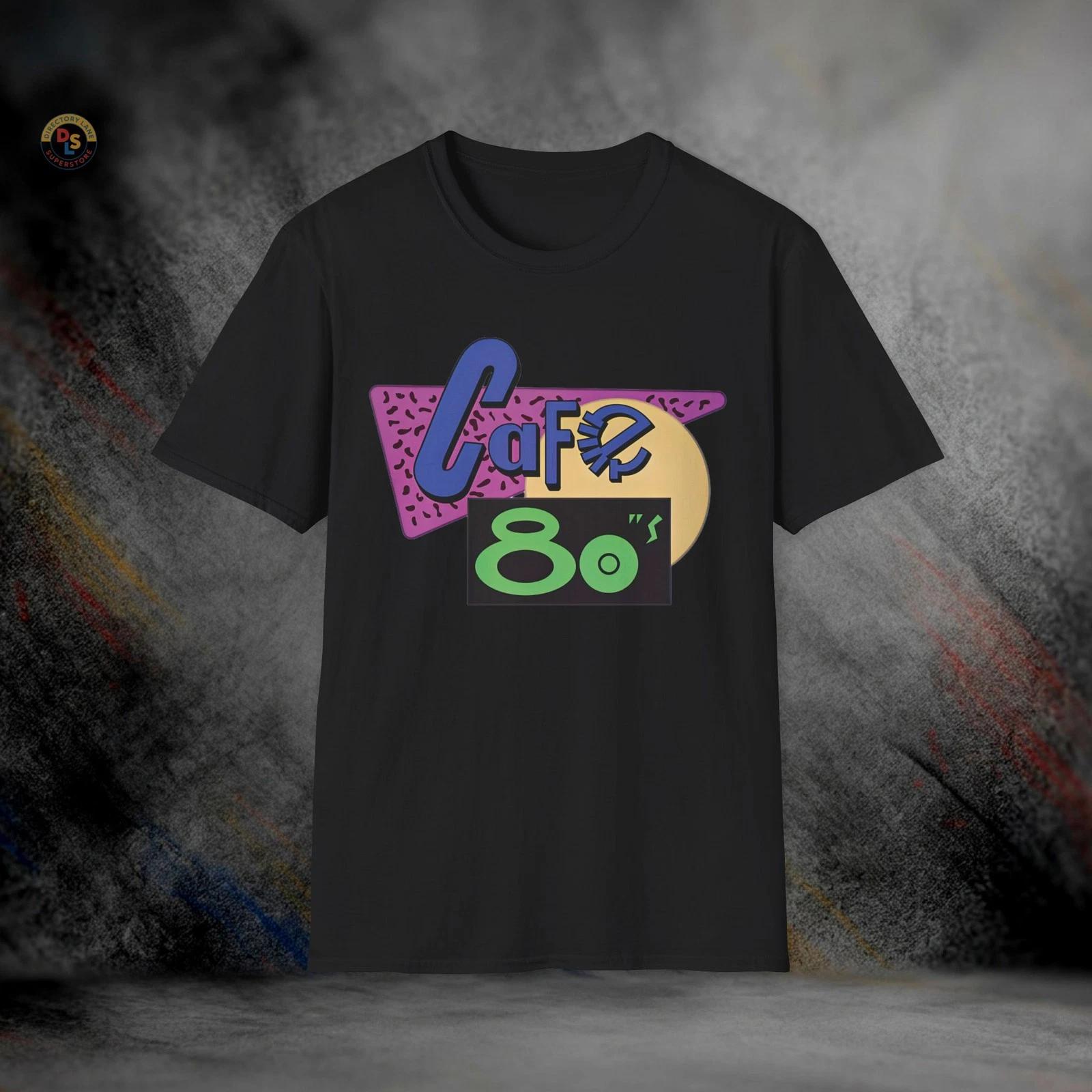 Cafe 80’s Hill Valley T-Shirt | Softstyle Tee L