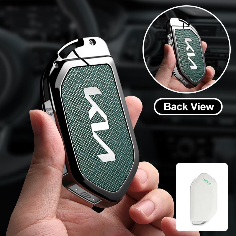 AAAFY1 4/5/6/7/8/9 Button Car Smart Remote Key Case Cover Shell Bag Holder For Kia Carnival EV9 Picanto GT Line 2024 Keychain Accessory