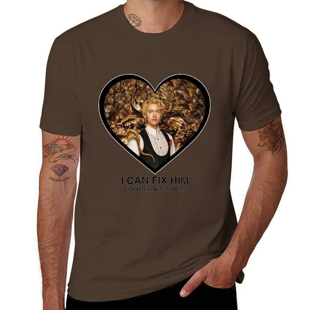 Coriolanus Snow I Can Fix Him Tshirt Sticker hunger games Tshirt Aesthetic clothing shirts graphic tees men clothings