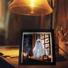 Doll Glow Photo Album Flame Decor,  Fire Night Lamp,Suitable For Bedroom,Living Room And  Flame Decorations For Halloween Parties