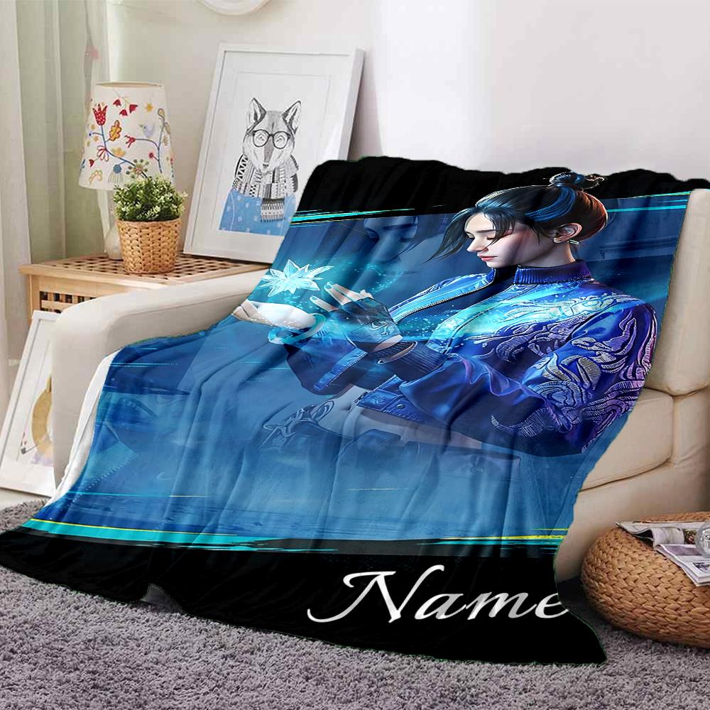 Custom Name Peppa Pig Family Adventure blanket for Couch & Bed, Plush Cozy Fuzzy Blanket Super Soft & Warm Blankets for Fall and Winter. 0908121