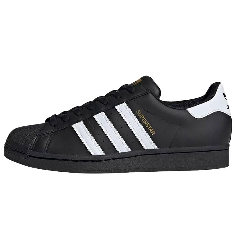 adidas Originals SUPERSTAR Low Top Skateboard Shoes Unisex Black Red Gold EG4959(Team96-)