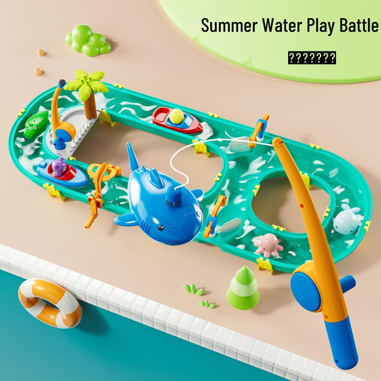 

Водное приключение-челлендж: Модель аквапарка для помещений и улицы с образовательной рыбалкой