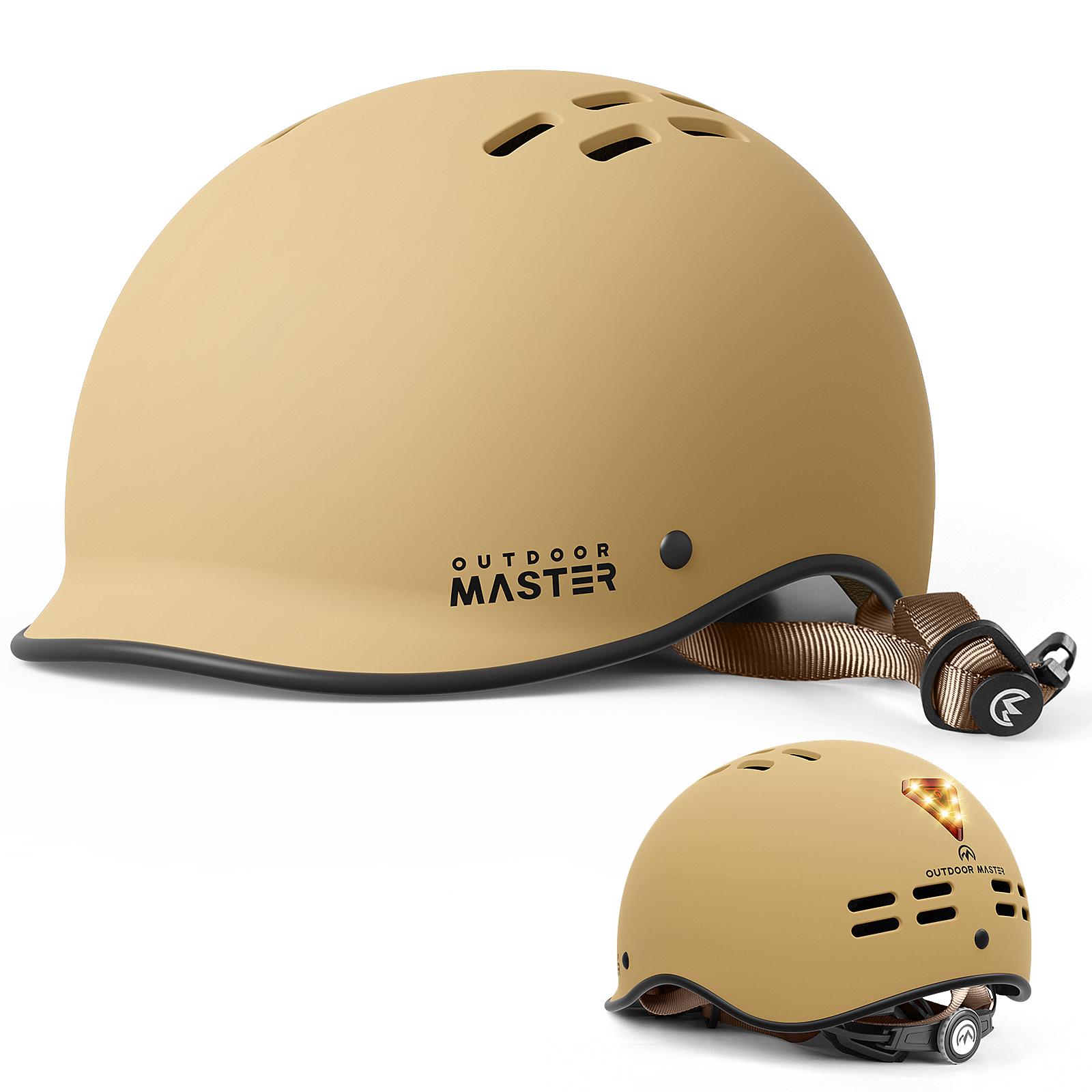 OutdoorMaster Adjustable Lightweight Adult Skating Helmet - CE Certified Custom Logo ABS Dual Sport Gear S розовый