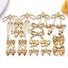 Stainless Steel Bow Pendant Charm for DIY Jewelry Bracelet/Necklace