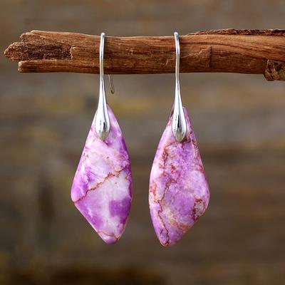BLINGBAY Women's Pendant Earrings New Simple Natural Stone Pendant Earrings Retro Bohemia Accessories Modern Jewelry Gifts