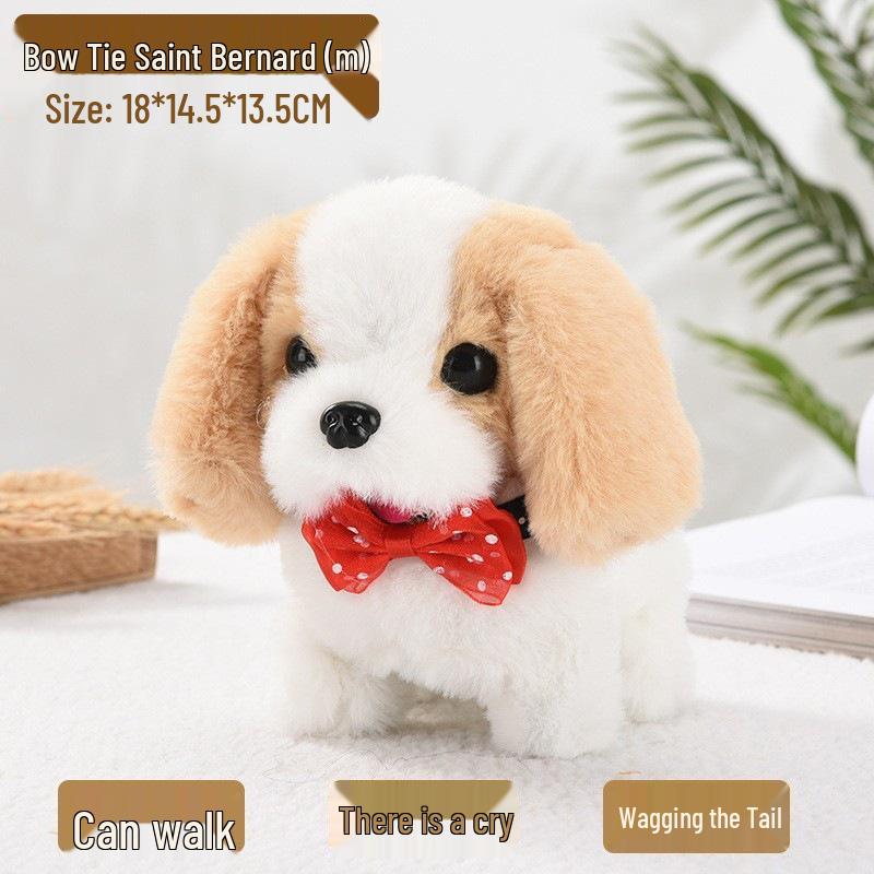 Electric Plush Pet: Jumping Sound Teddy Dog & Wagging Tail Husky