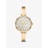 Naia Gold-Tone Logo Watch MK4687