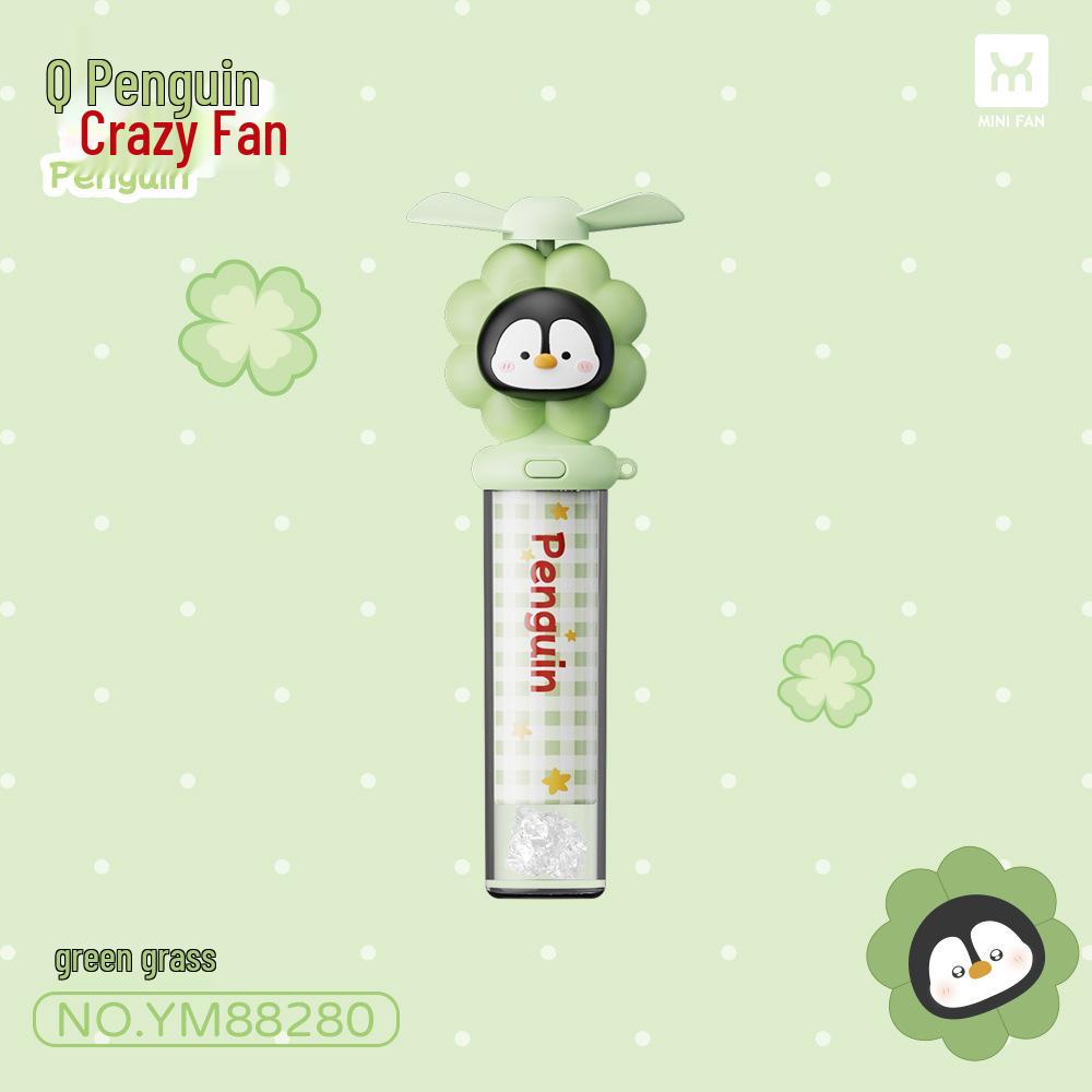 Portable Mini Handheld Fan with Lanyard and Custom Logo - USB Rechargeable for Outdoor Use