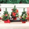Festival Christmas  Small Tree 25cm Xmas Pine Tree Mini Artificial Christmas Tree  Party Favors