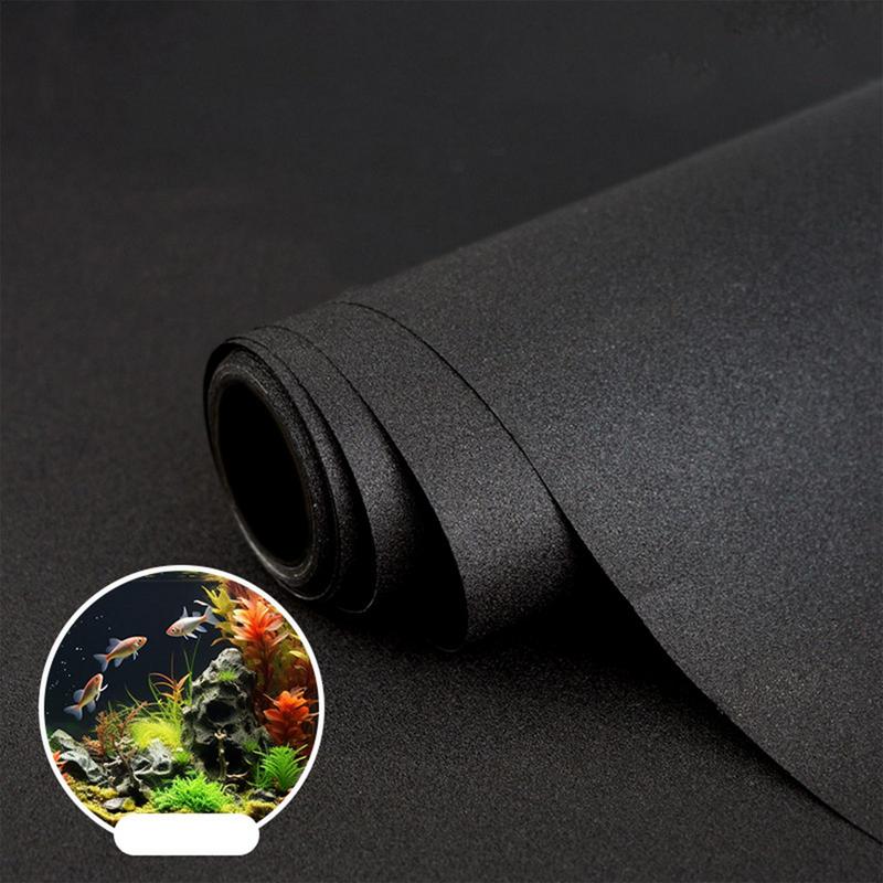 Fish Tank Background Static Cling Black Fish Tank Backdrop Aquarium Poster Aquarium Backdrop Aquarium Wallpaper Decorations